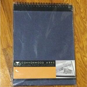 Cottonwood Arts Vellum Paper Dot Matrix Pad